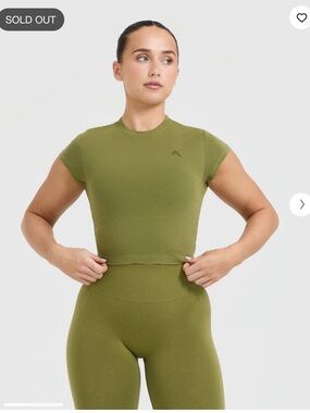 Oner Active Cotton Icon Baby T-Shirt - Olive Green